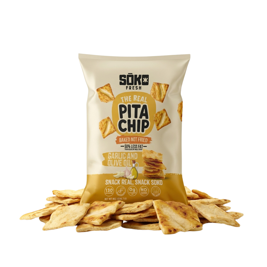 Garlic & Olive Oil (4 Bags)